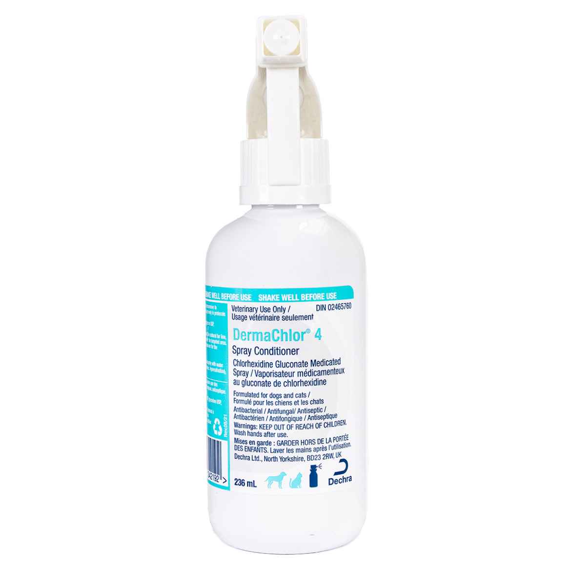 Picture of DERMACHLOR 4% CHLORHEXIDINE LEAVE-ON CONDITIONER - 236ml