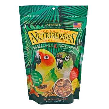 Show details for NUTRI-BERRIES TROPICAL FRUIT for CONURE - 10oz/284g Picture of NUTRI-BERRIES TROPICAL FRUIT for CONURE - 10oz/284g