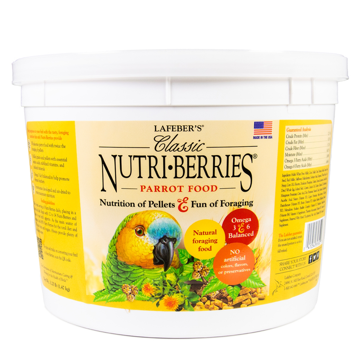 Picture of NUTRI-BERRIES CLASSIC  for PARROT - 3.25lb/1.47kg