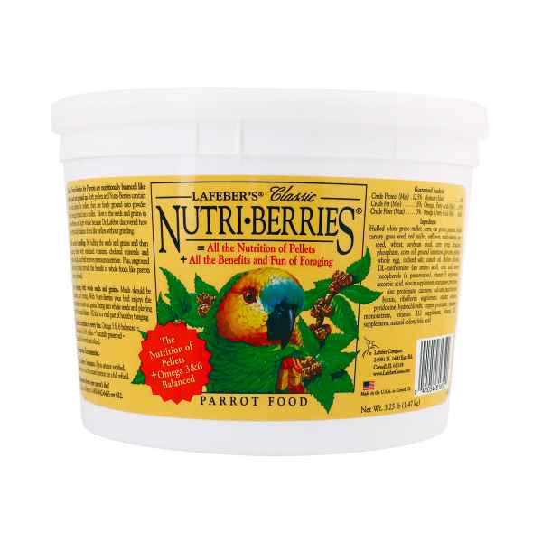 Picture of NUTRI-BERRIES PARROT - 3.25lb/bucket