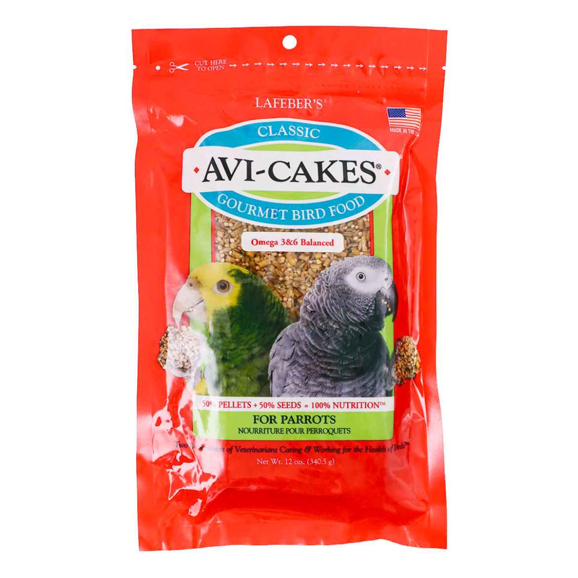 Picture of CLASSIC AVI-CAKES for PARROT - 12oz/340.5g