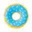 Show details for TOY DOG ZIPPYPAWS Donutz Stuffed Jumbo - Blueberry Picture of TOY DOG ZIPPYPAWS Donutz Stuffed Jumbo - Blueberry