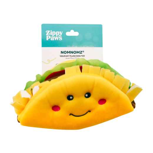 Picture of TOY DOG ZIPPYPAWS STUFFED NOMNOMZ - Taco