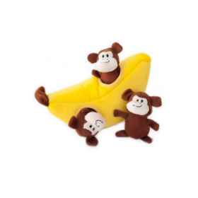 Show details for TOY DOG ZIPPYPAWS BURROWS - Monkey'n Banana Picture of TOY DOG ZIPPYPAWS BURROWS - Monkey'n Banana
