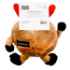 Picture of XMAS HOLIDAY CANINE ZIPPYPAW Brainey - Reindeer 