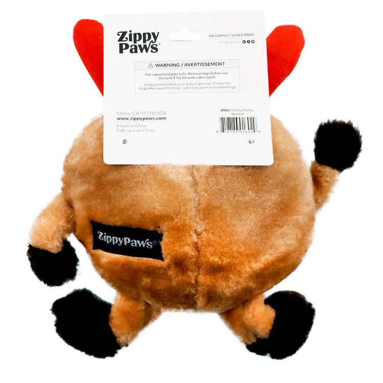 Picture of XMAS HOLIDAY CANINE ZIPPYPAW Brainey - Reindeer 