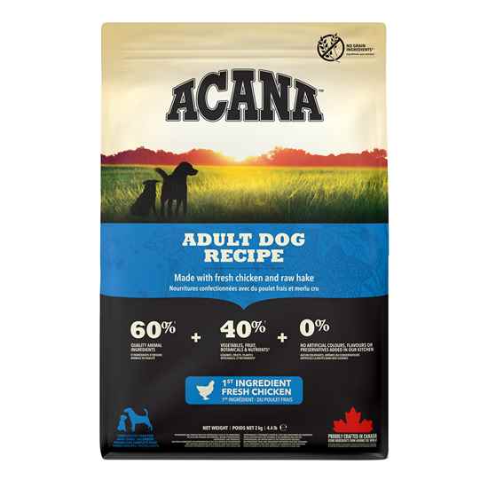 Picture of CANINE ACANA Adult Dog Recipe - 2kg/4.4lb