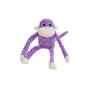 Picture of TOY DOG ZIPPYPAWS Spencer the Crinkle Monkey Purple - Small