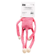 Picture of TOY DOG ZIPPYPAWS Spencer the Crinkle Monkey Pink - Small