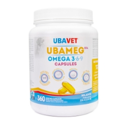 Picture of UBAVET OMEGA 3-6-9 FATTY ACID CAPS - 360's