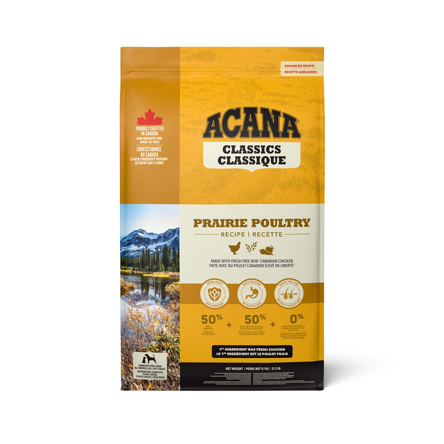 Picture of ACANA Classics Prairie Poultry Recipe Dry Dog Food - 9.7kg/21.3lb