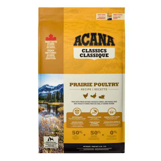 Picture of CANINE ACANA CLASSICS Prairie Poultry Recipe - 11.4kg/25lb