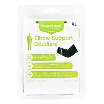 Show details for BACK ON TRACK HUMAN PHYSIO 4 WAY ELBOW SUPPORT BLACK-  X Large Picture of BACK ON TRACK HUMAN PHYSIO 4 WAY ELBOW SUPPORT BLACK-  X Large