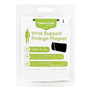 Picture of BACK ON TRACK PHYSIO 4 WAY WRIST SUPPORT BLK LARGE