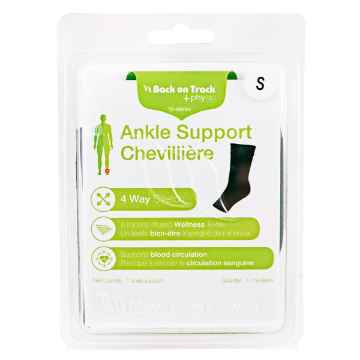 Show details for BACK ON TRACK HUMAN PHYSIO 4 WAY ANKLE SUPPORT BLACK - Small Picture of BACK ON TRACK HUMAN PHYSIO 4 WAY ANKLE SUPPORT BLACK - Small