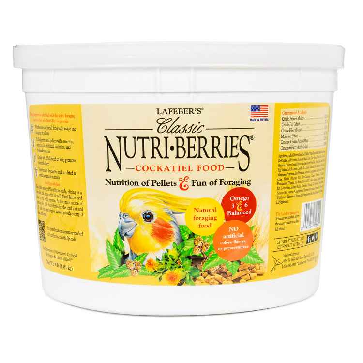Picture of NUTRI-BERRIES CLASSIC for COCKATIEL  - 4lb/1.81kg