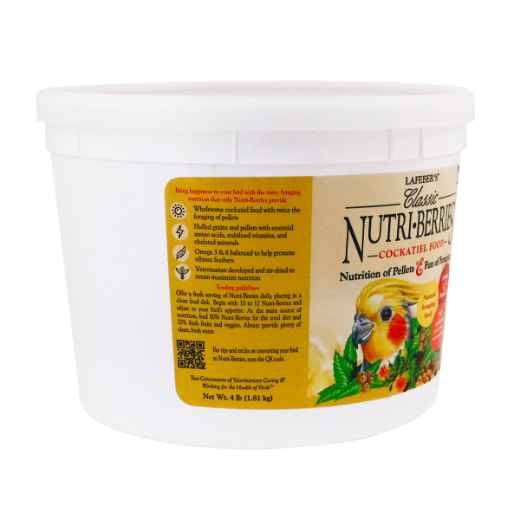 Picture of NUTRI-BERRIES CLASSIC for COCKATIEL  - 4lb/1.81kg