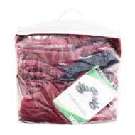 Picture of BACK ON TRACK EQUINE MESH RUG DELUXE with HOOD WINE RED - 81in