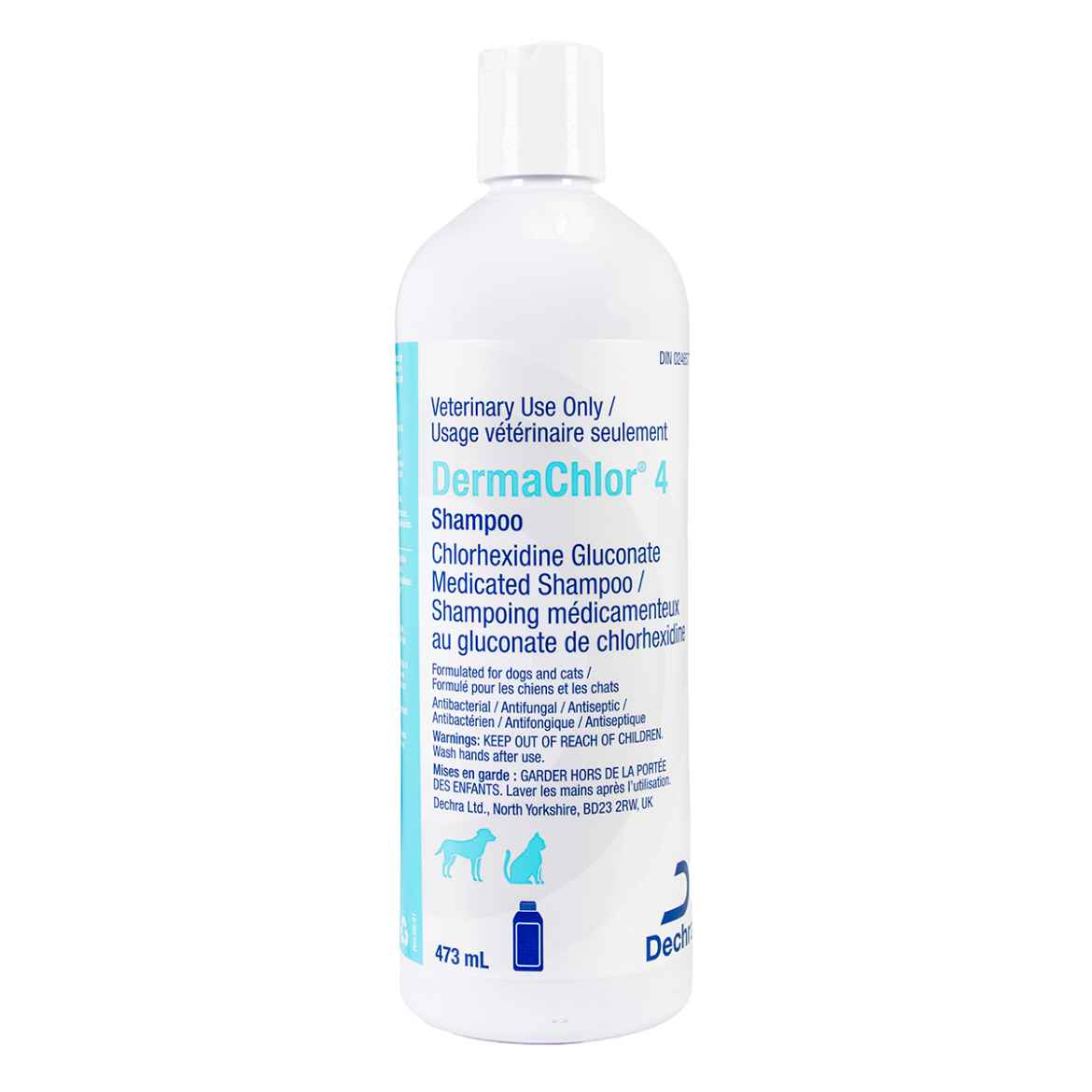 Picture of DERMACHLOR 4% CHLORHEXIDINE SHAMPOO - 473ml