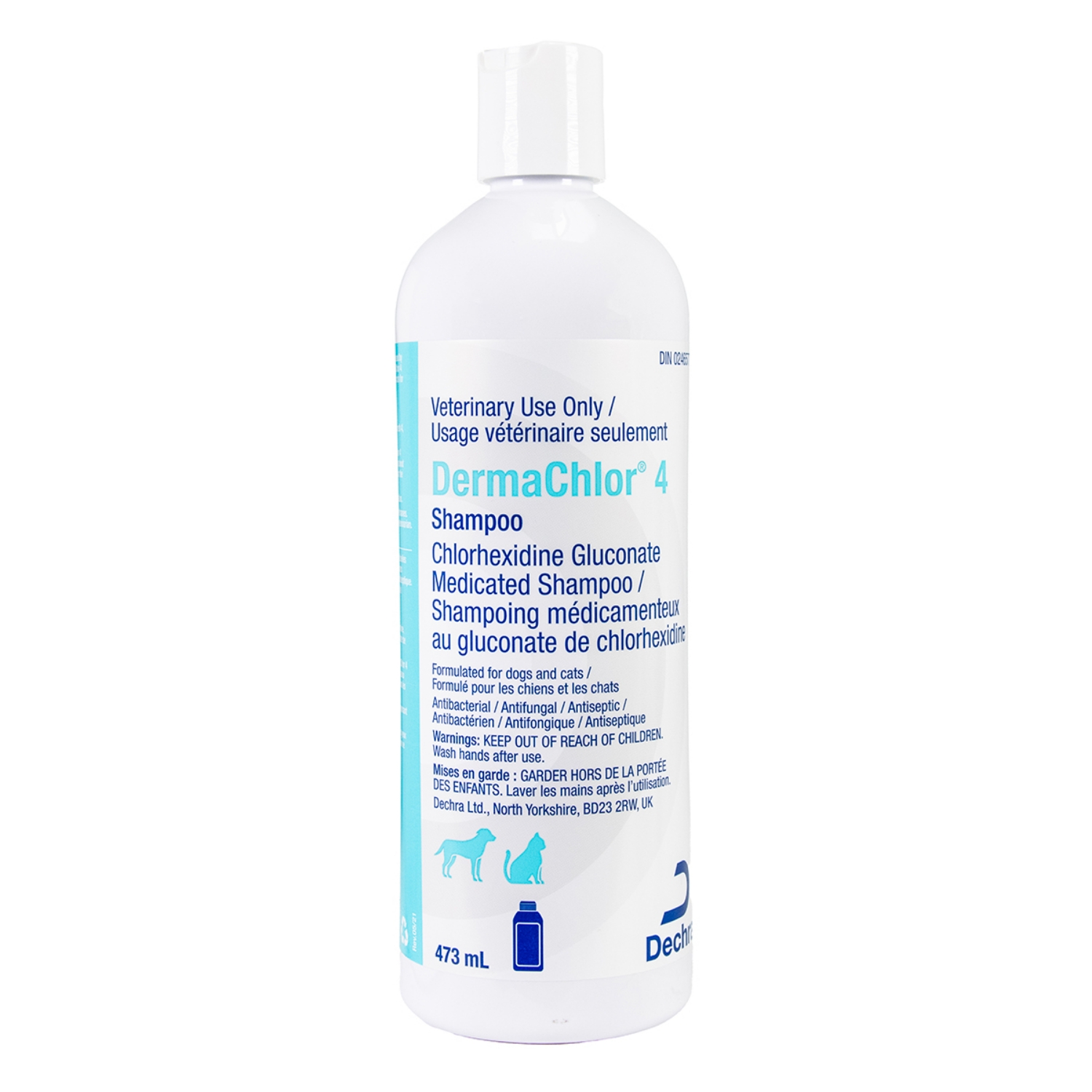 Picture of DERMACHLOR 4% CHLORHEXIDINE SHAMPOO - 473ml