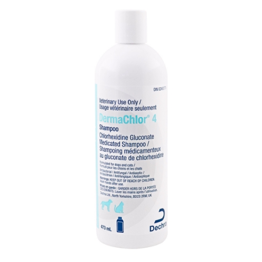 Picture of DERMACHLOR 4% CHLORHEXIDINE SHAMPOO - 473ml