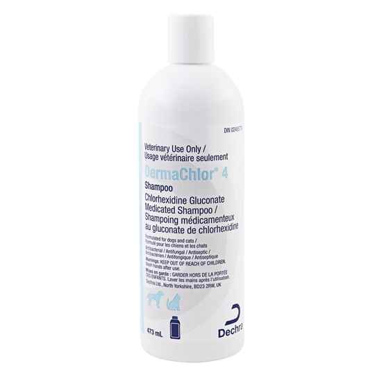 Picture of DERMACHLOR 4% CHLORHEXIDINE SHAMPOO - 473ml