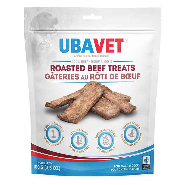 Picture of UBAVET ROASTED BEEF TREATS - 100g