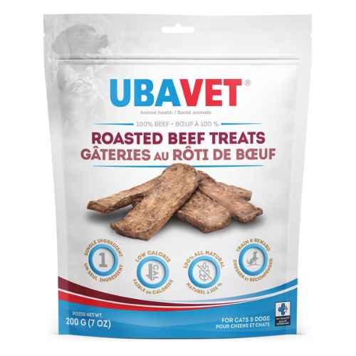 Picture of UBAVET ROASTED BEEF TREATS - 200g