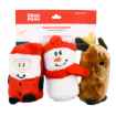 Picture of XMAS HOLIDAY CANINE ZIPPYPAW Holiday Squeakie Buddies - 3/pk 