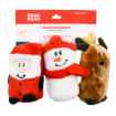 Picture of XMAS HOLIDAY CANINE ZIPPYPAWS Holiday Squeakie Buddies - 3/pk 