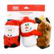 Picture of XMAS HOLIDAY CANINE ZIPPYPAW Holiday Squeakie Buddies - 3/pk 
