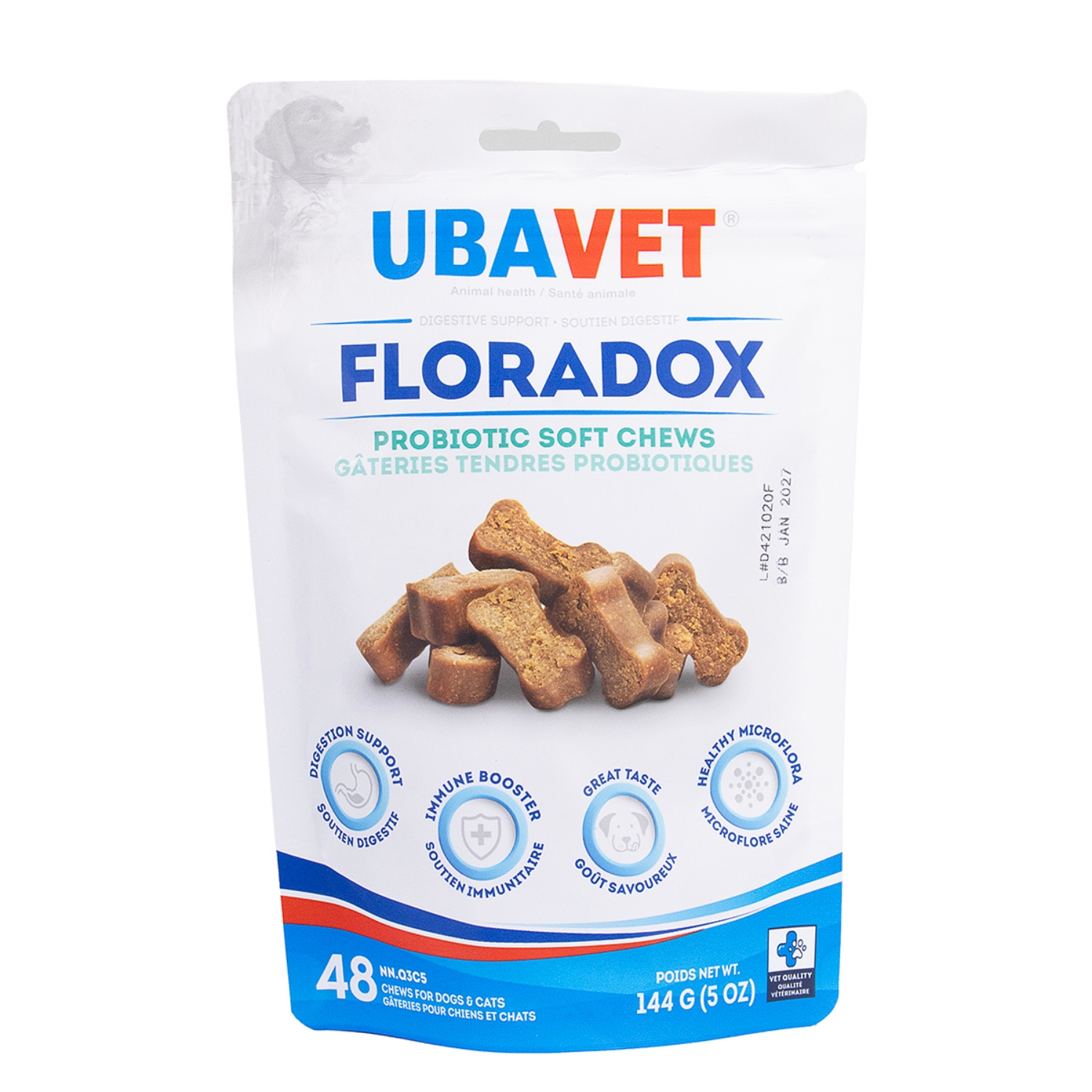 Picture of UBAVET FLORADOX PROBIOTIC SOFT CHEWS - 48s