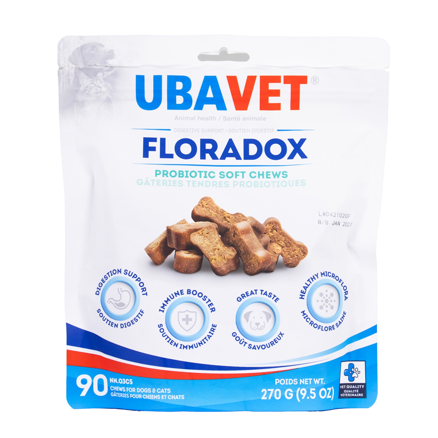 Picture of UBAVET FLORADOX PROBIOTIC SOFT CHEWS - 90s