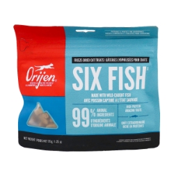 Picture of TREAT FELINE ORIJEN FREEZE DRIED Six Fish - 1.25oz/35g