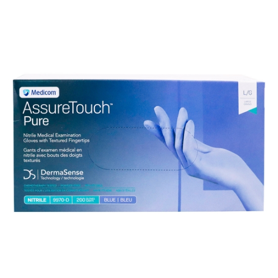 Picture of GLOVES EXAM NITRILE ASSURETOUCH PURE LARGE - 200s