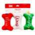 Picture of XMAS HOLIDAY CANINE ZIPPYPAWS Holiday Miniz Naughty & Nice Bones - 3/pk