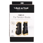 Picture of BACK ON TRACK EQUINE AIRFLOW TENDON BOOTS with FUR FULL LARGE-Pair