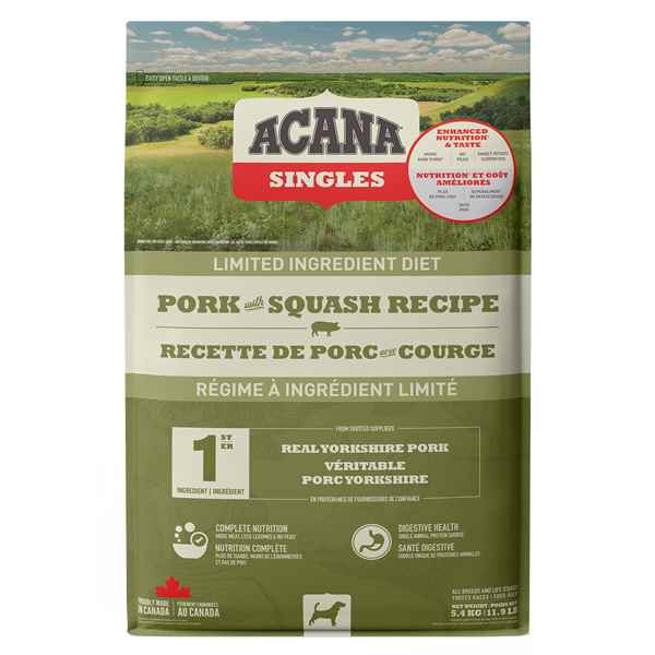 Picture of CANINE ACANA SINGLES Pork with Squash - 5.4kg/11.9lb