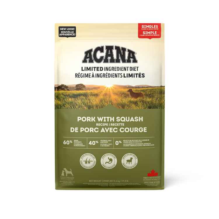 Picture of CANINE ACANA SINGLES Pork with Squash - 5.4kg/11.9lb