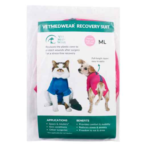 Picture of RECOVERY SUIT VetMedWear FEMALE/DOG and CAT - Med/Lrg