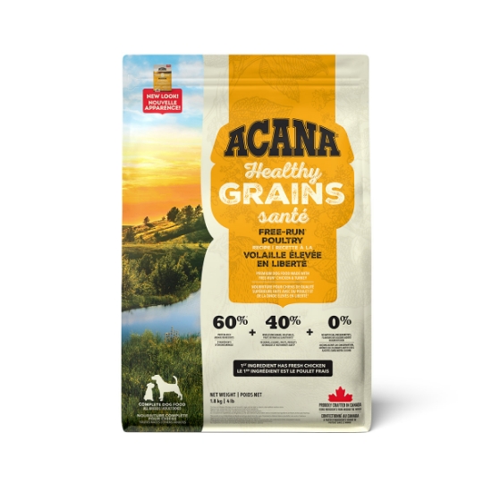 Picture of CANINE ACANA HEALTHY GRAINS Free Run Poultry Recipe - 1.8kg/4lb