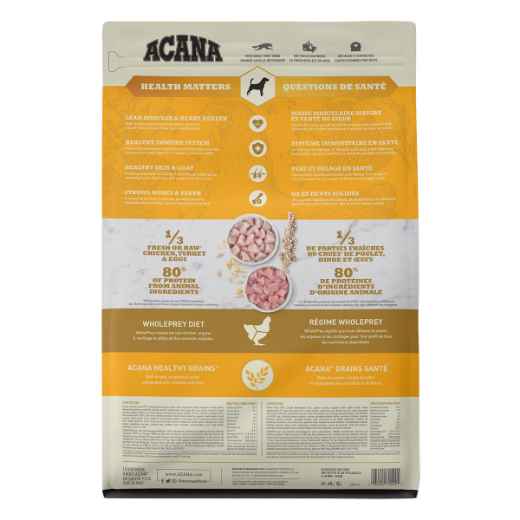 Picture of CANINE ACANA HEALTHY GRAINS Free Run Poultry Recipe - 1.8kg/4lb