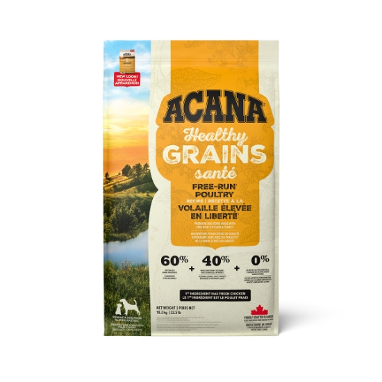 Picture of CANINE ACANA HEALTHY GRAINS Free Run Poultry Recipe - 10.2kg/22.5lb