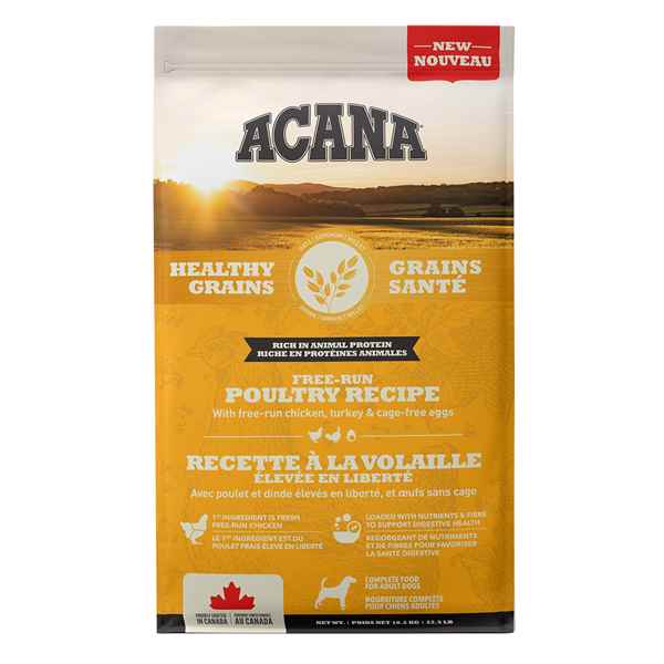 Picture of CANINE ACANA HEALTHY GRAINS Free Run Poultry Recipe - 10.2kg/22.5lb