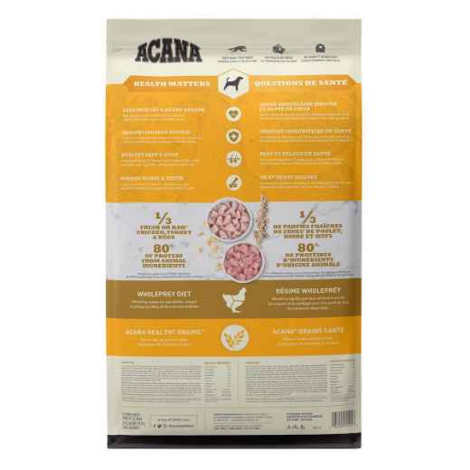 Picture of CANINE ACANA HEALTHY GRAINS Free Run Poultry Recipe - 10.2kg/22.5lb