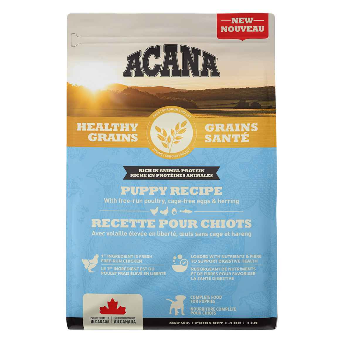 Picture of CANINE ACANA HEALTHY GRAINS PUPPY RECIPE - 1.8kg/4lb