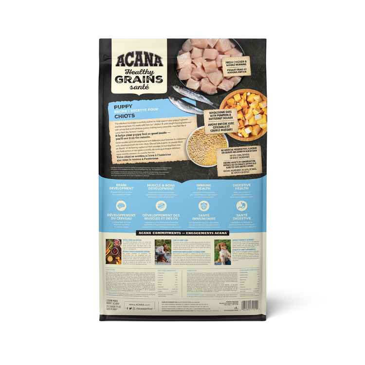 Picture of CANINE ACANA HEALTHY GRAINS PUPPY RECIPE - 10.2kg/22.5lb