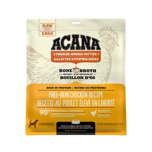 Picture of CANINE ACANA FREEZE DRIED PATTIES FREE RUN CHICKEN - 397g/14oz