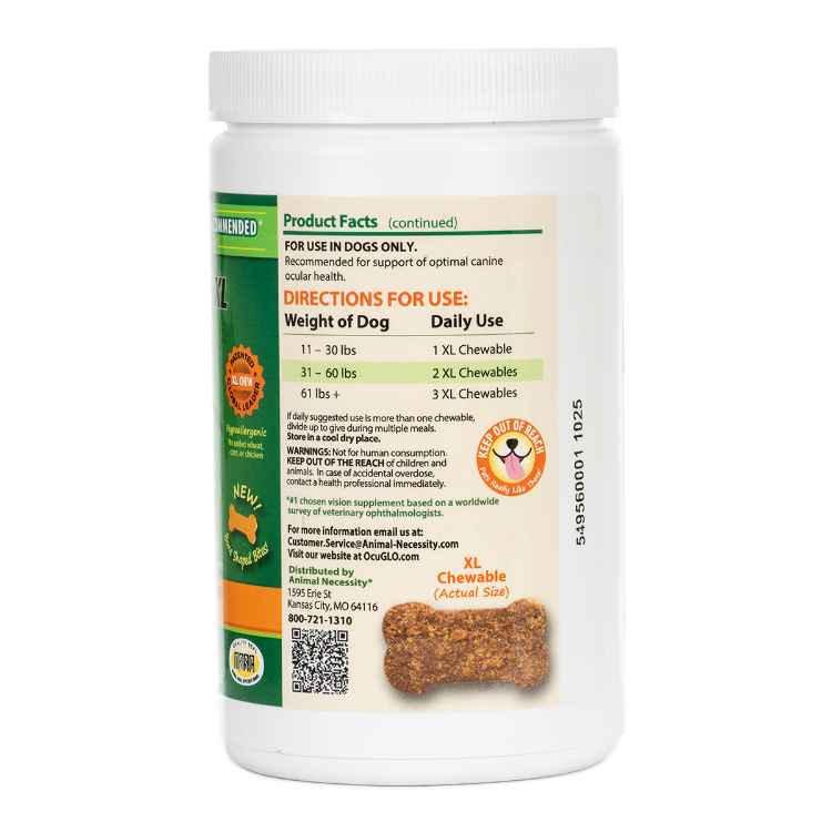 Picture of OCU-GLO RX VISION SUPPLEMENT XL SOFT CHEWS DOG - 30's