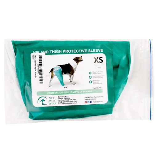 Picture of HIP & THIGH RECOVERY SLEEVE VetMedWear TEAL GREEN - X Small